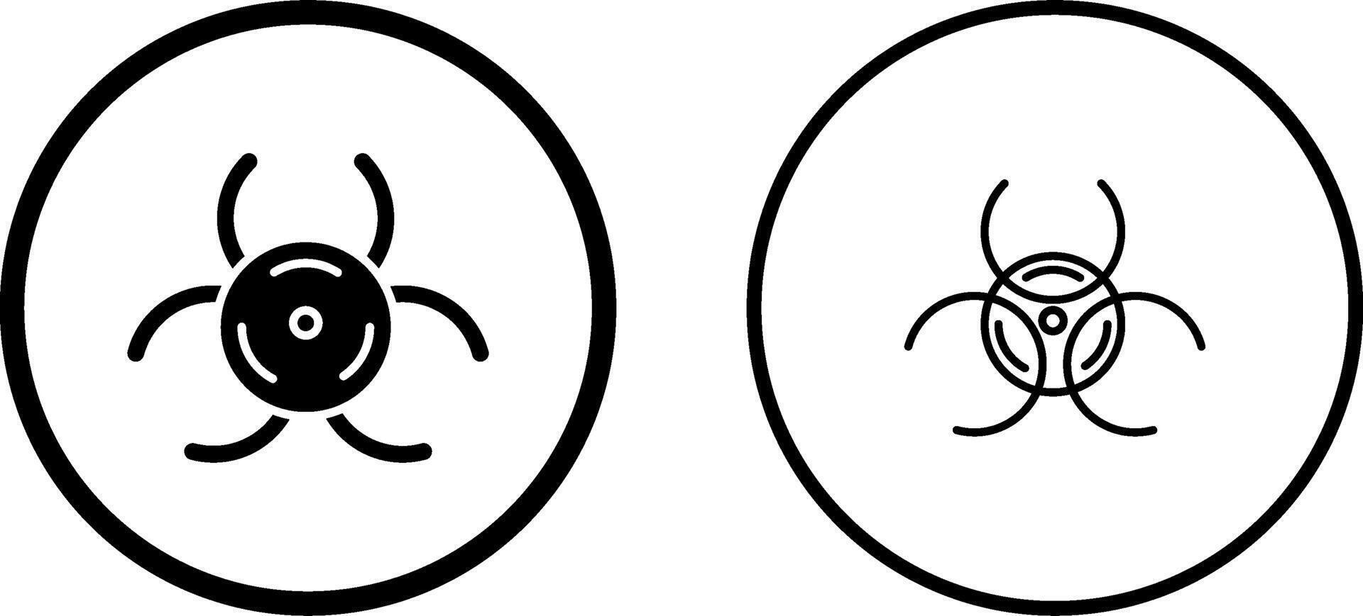 Biological Hazard Vector Icon