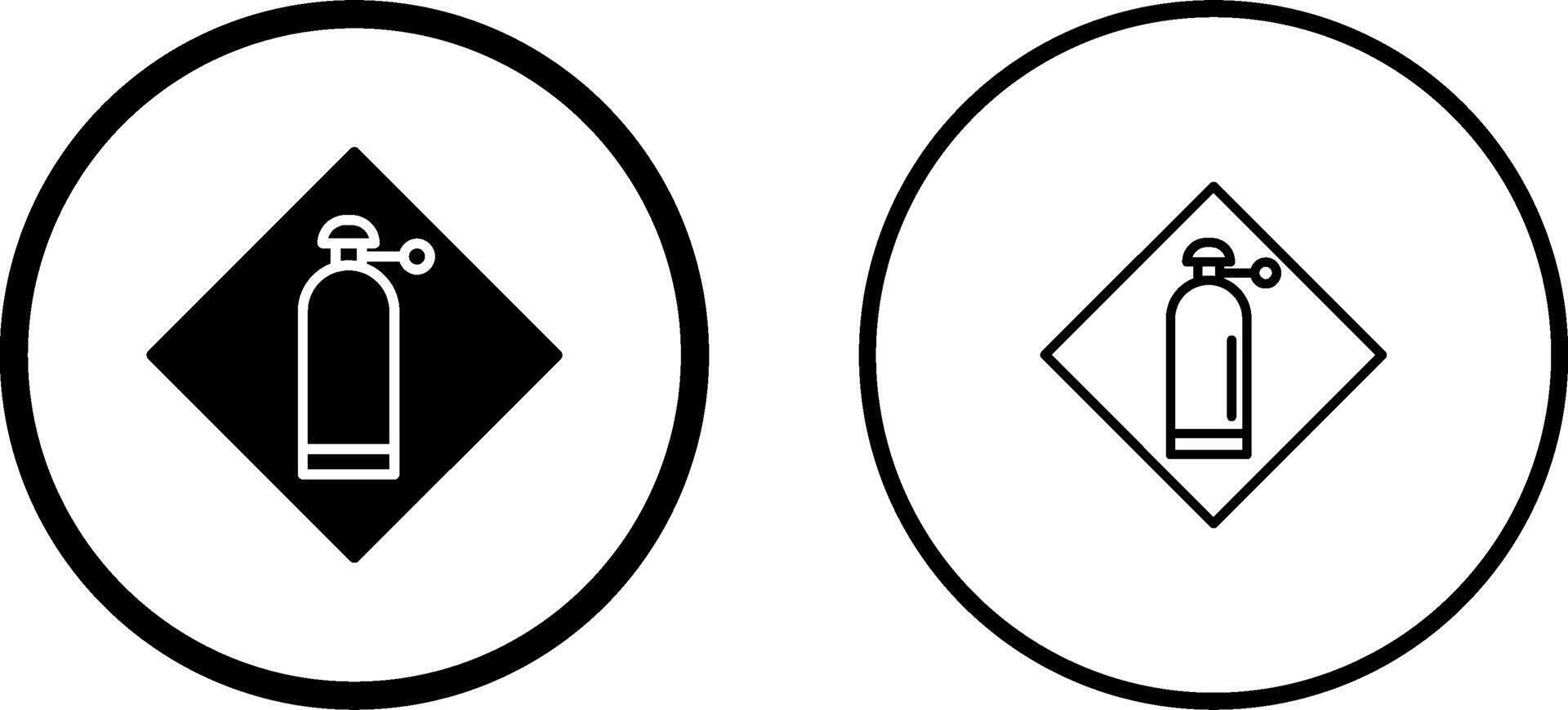 Pressurized Cylinder Vector Icon