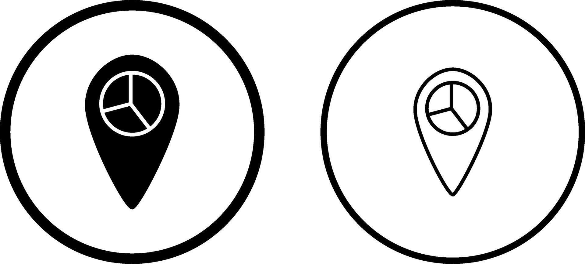 Location Statistics Vector Icon