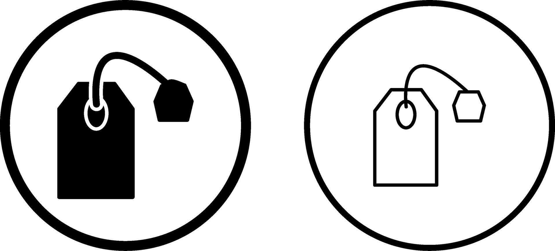 Tea Bag Vector Icon