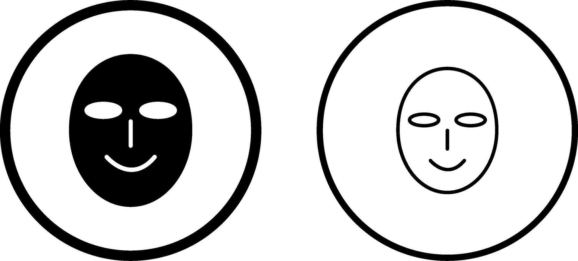 Ancient Face Mask Vector Icon