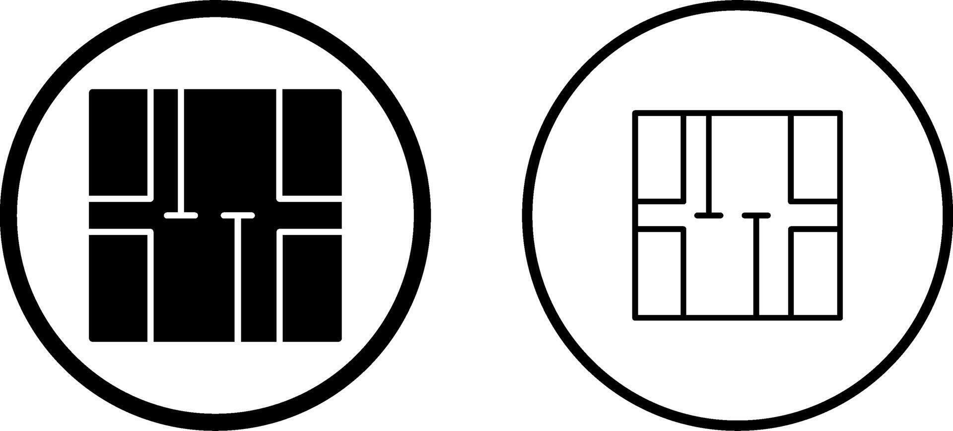 Evacuation Plan Vector Icon