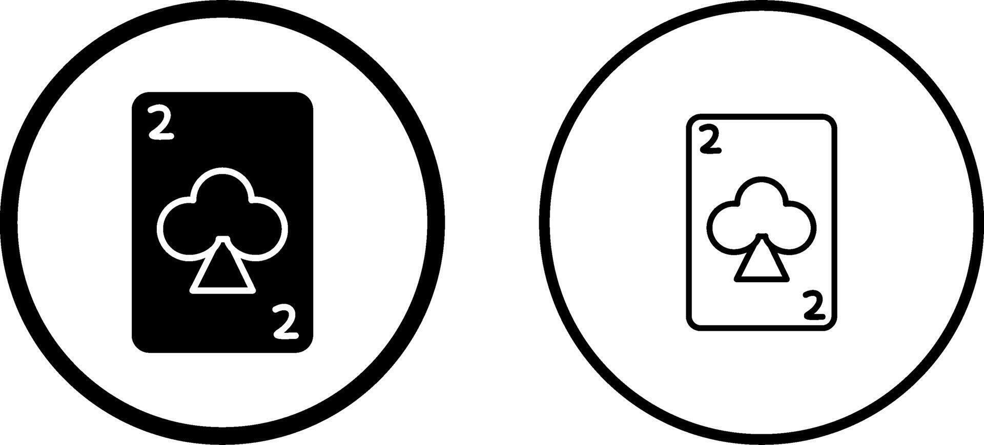 Clubs Card Vector Icon