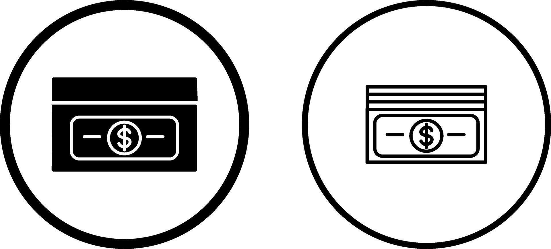 Pack of Bills Vector Icon