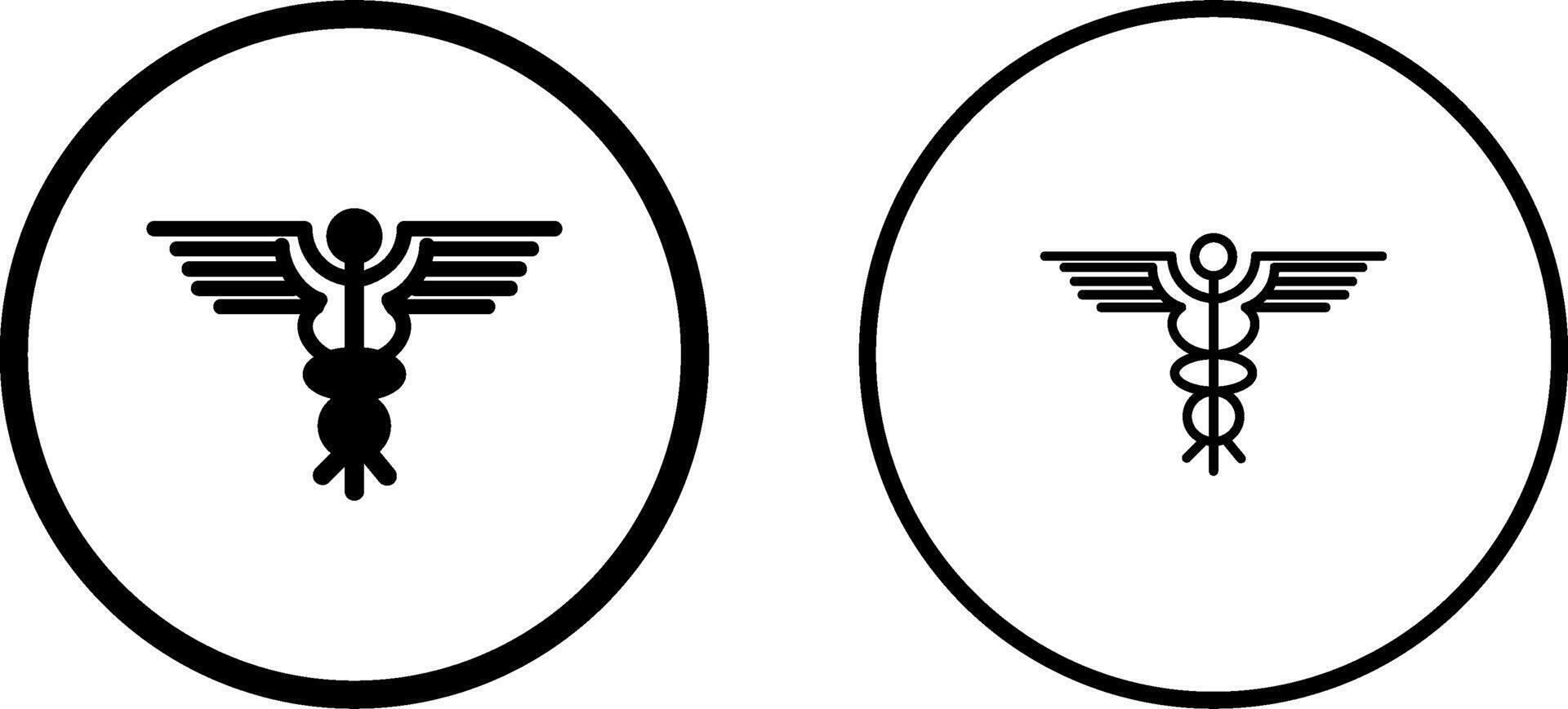 Caduceus Vector Icon