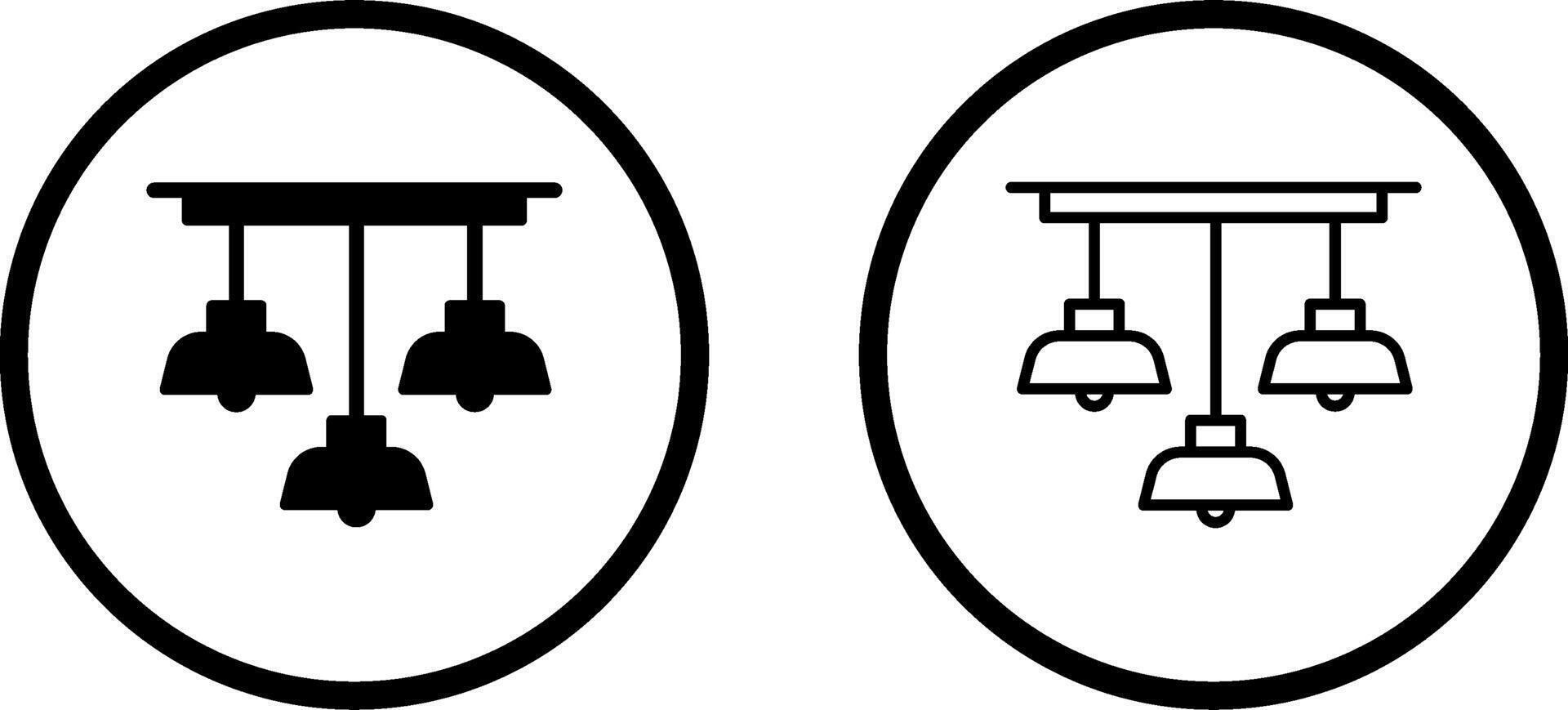 Overhead Light Vector Icon