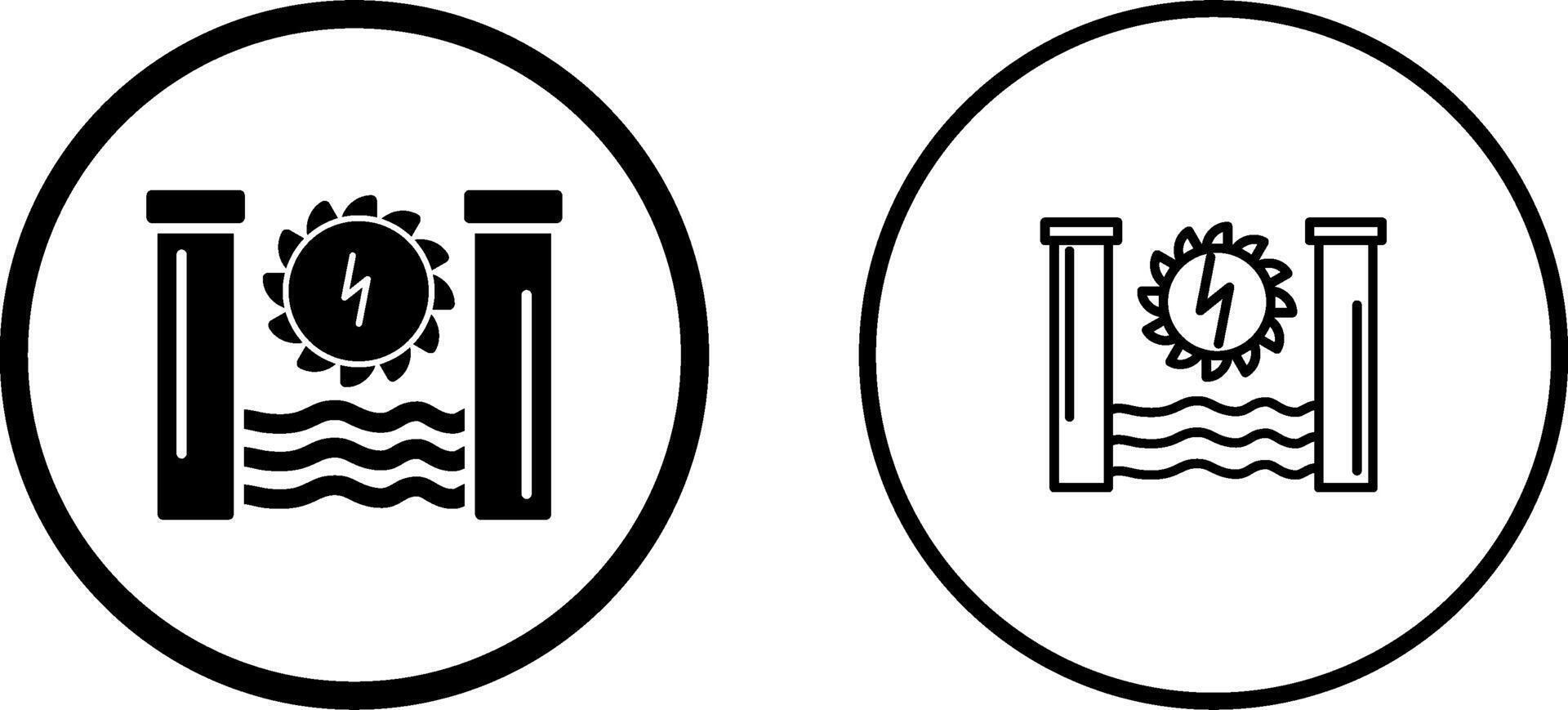 Hydro Power Vector Icon