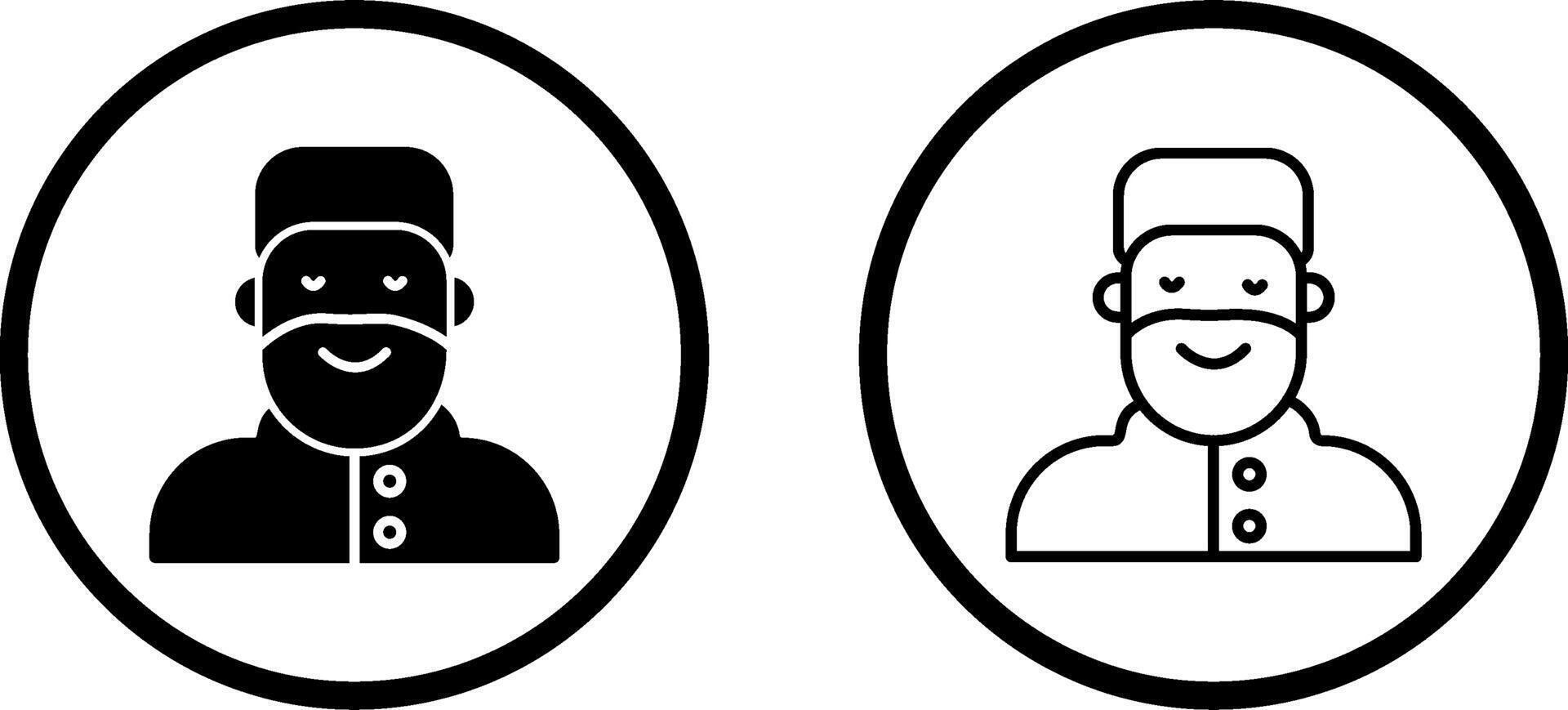 Islamic Man Vector Icon