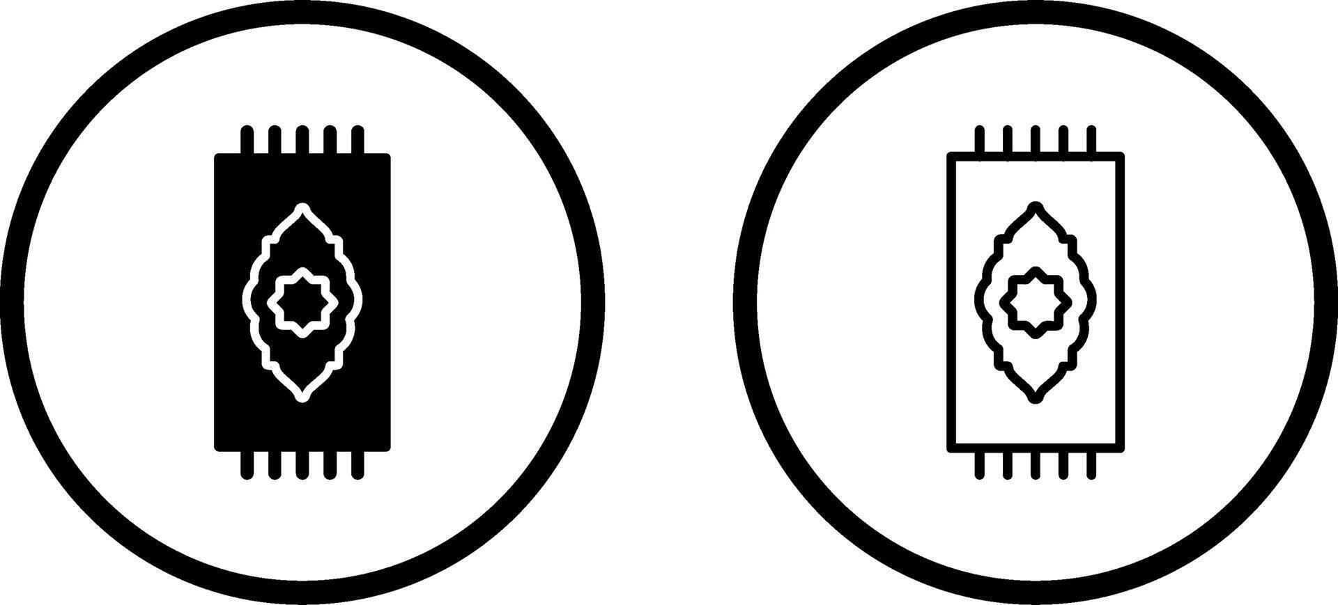 Prayer Rug Vector Icon