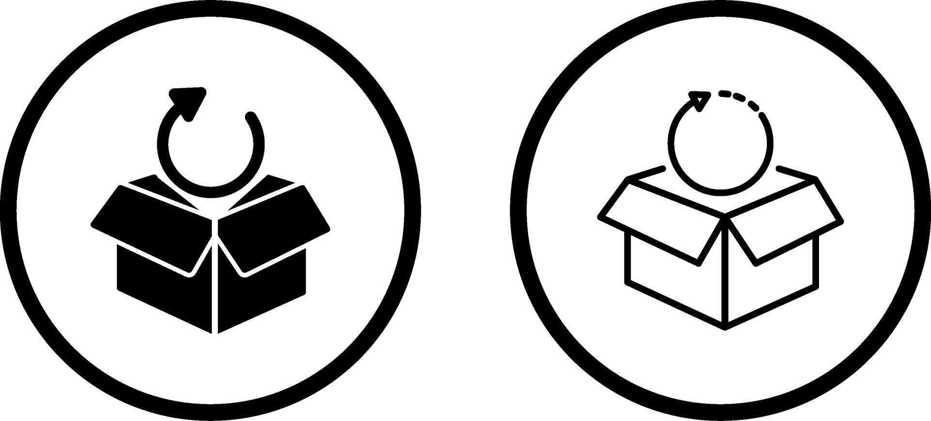 Product Return Vector Icon