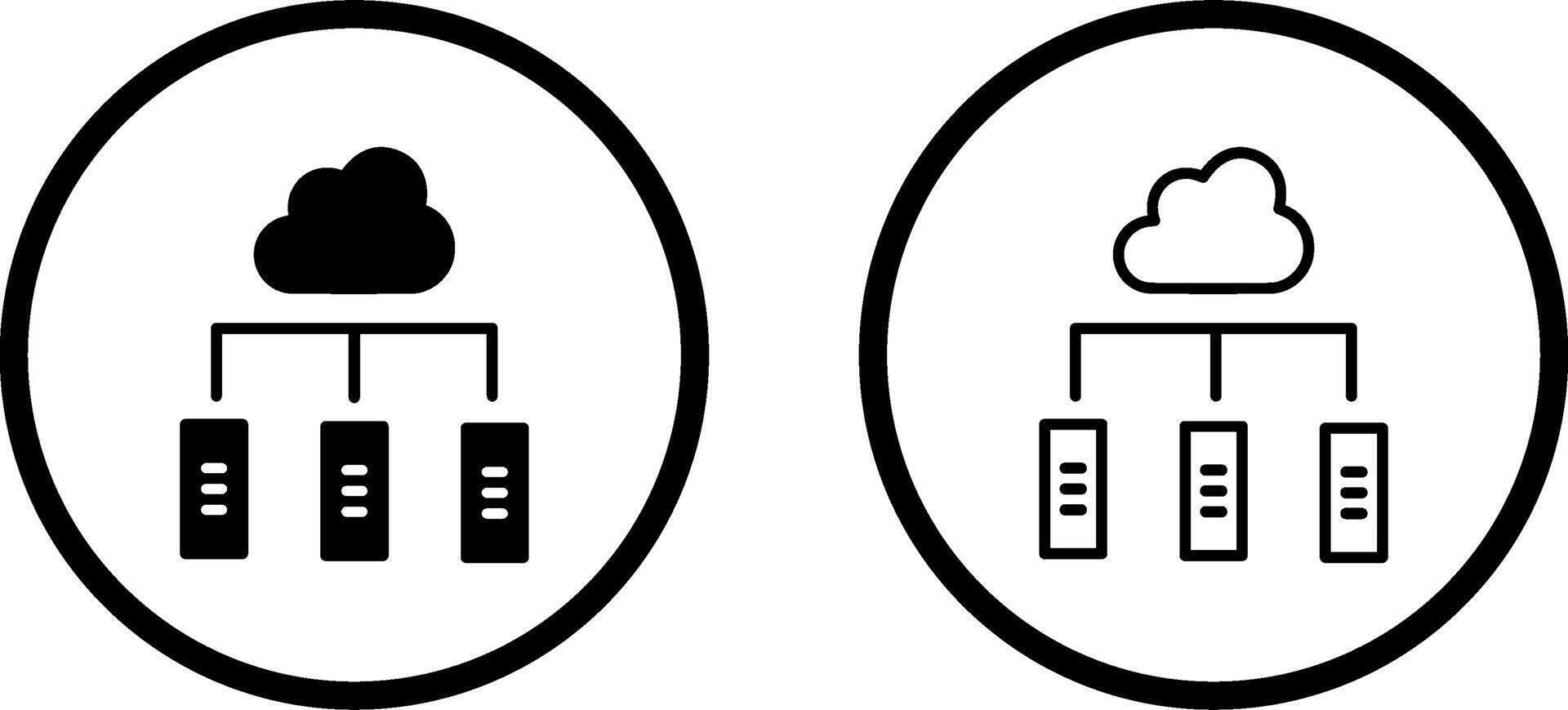 Digital Library Vector Icon