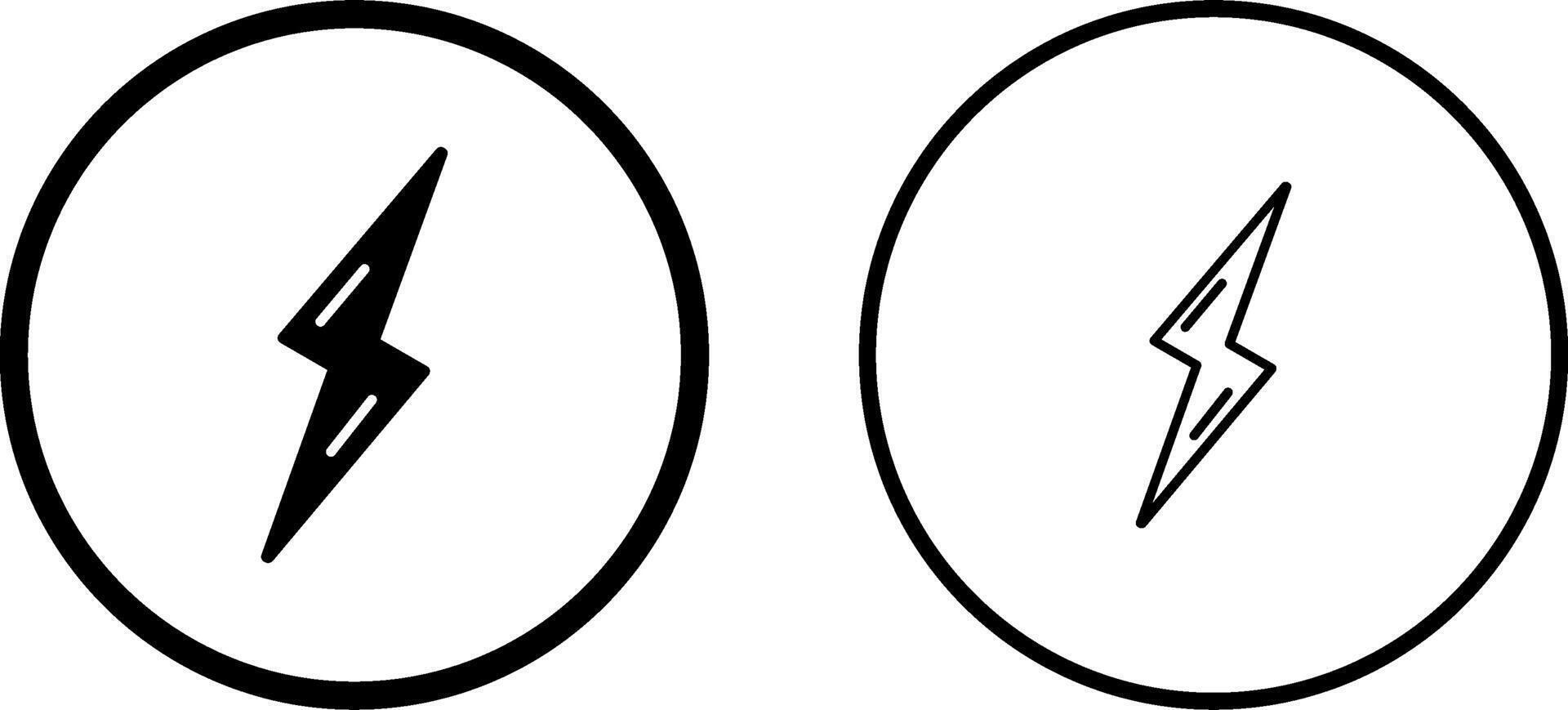 Lightning Vector Icon