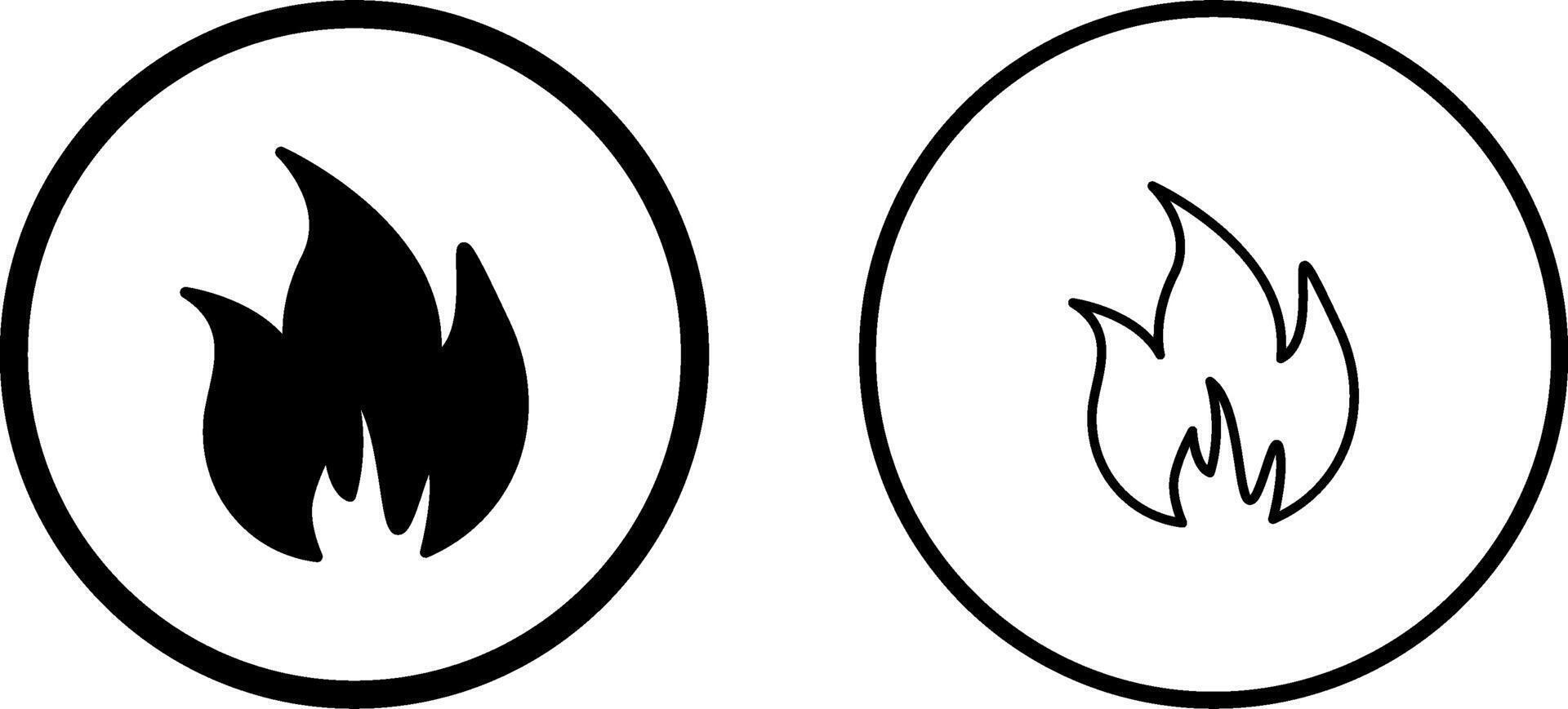 Flame Vector Icon