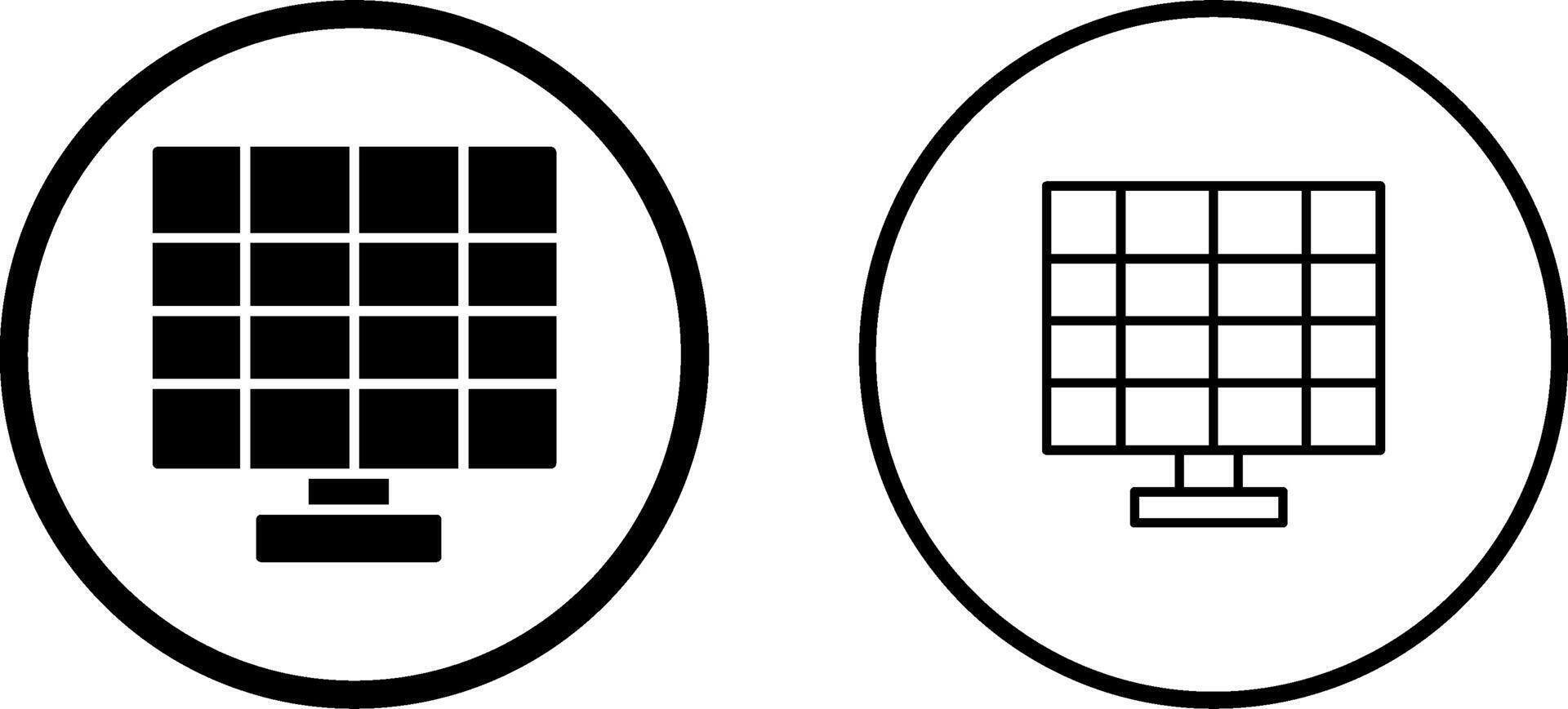 Solar Panel Vector Icon