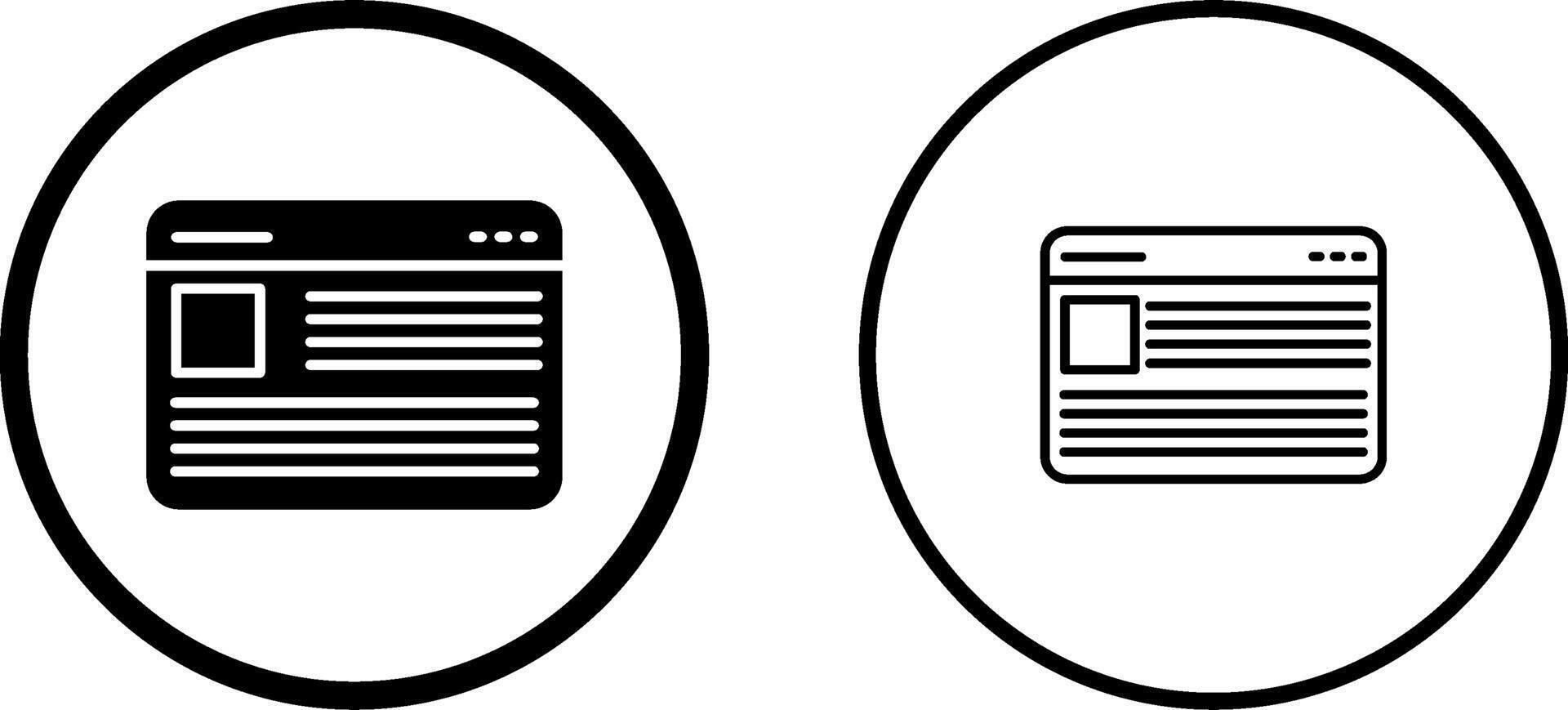 Blogging Services Vector Icon