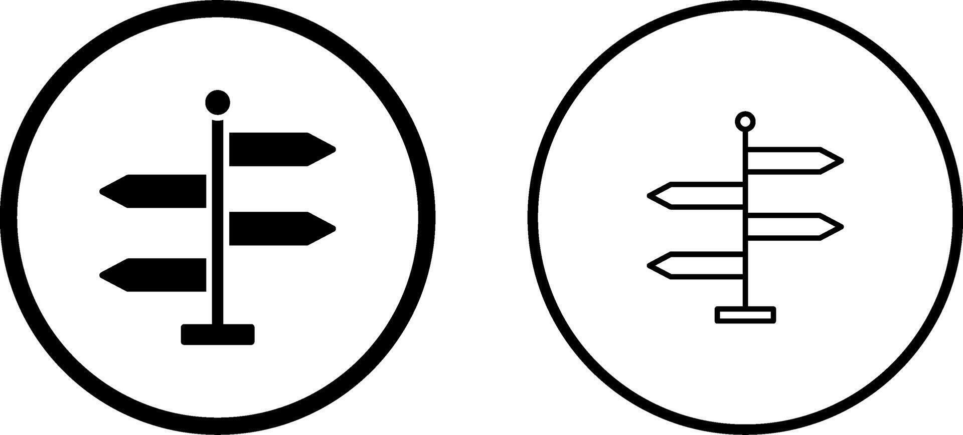 Directions Vector Icon