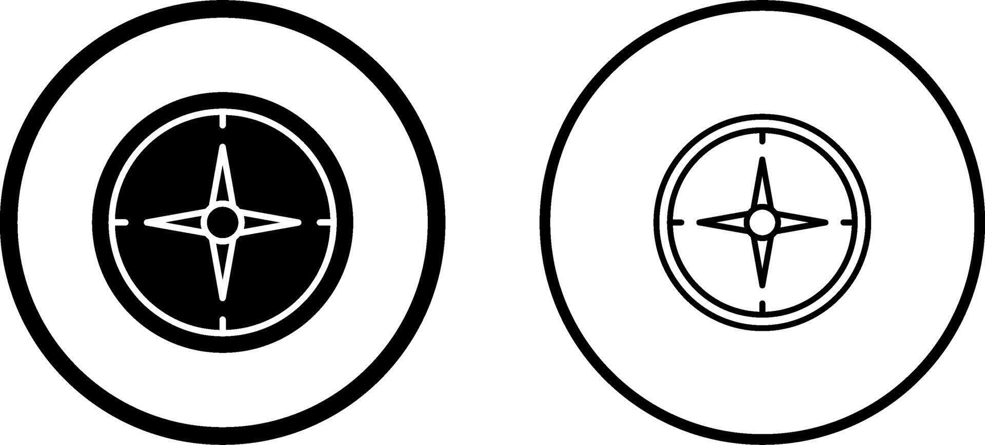 Compass Vector Icon