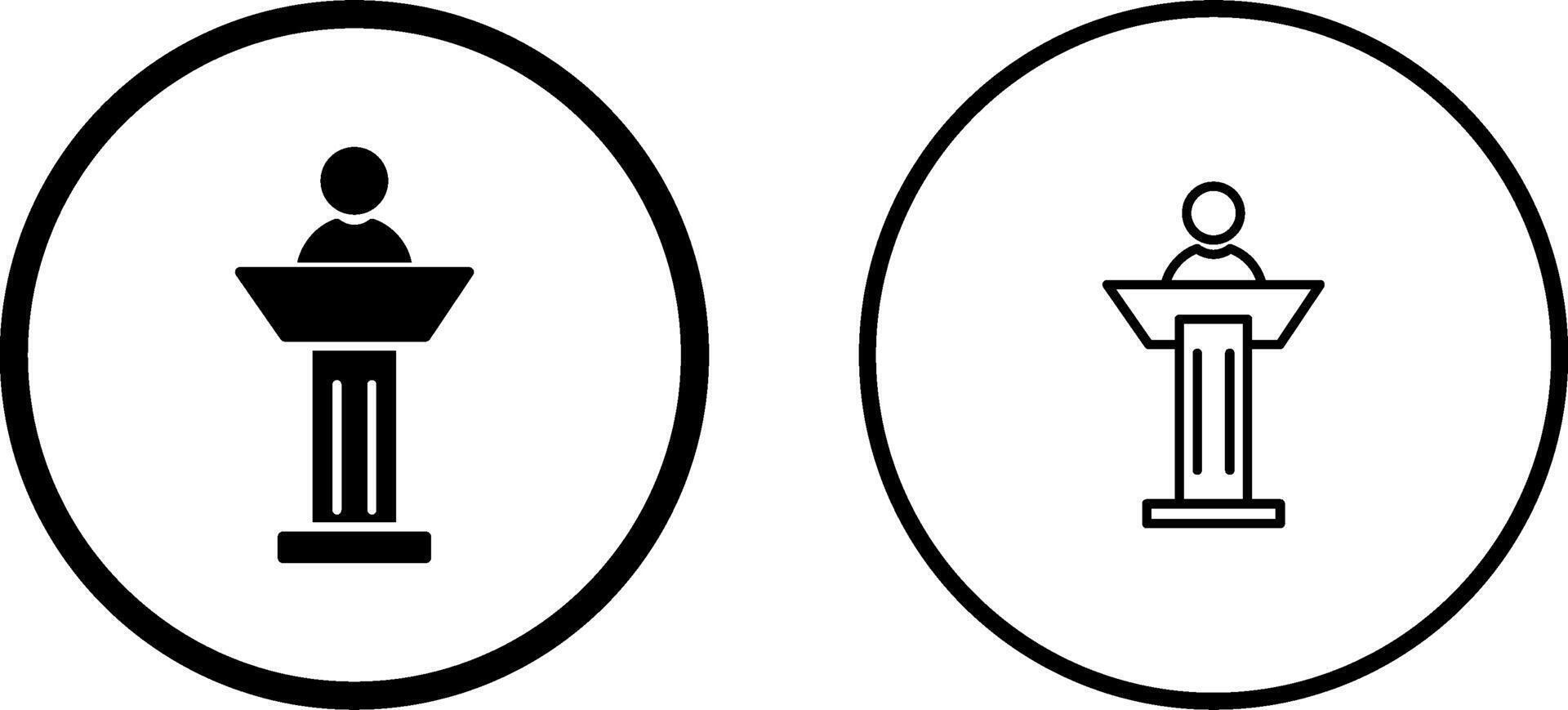 Podium Vector Icon