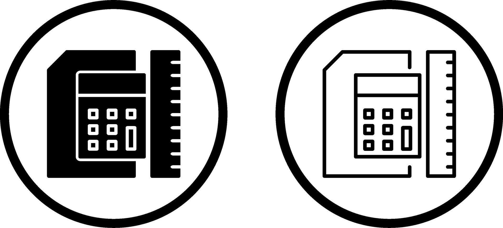 Ruler Vector Icon