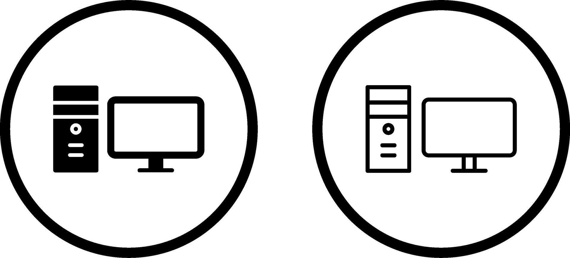 Desktop Vector Icon