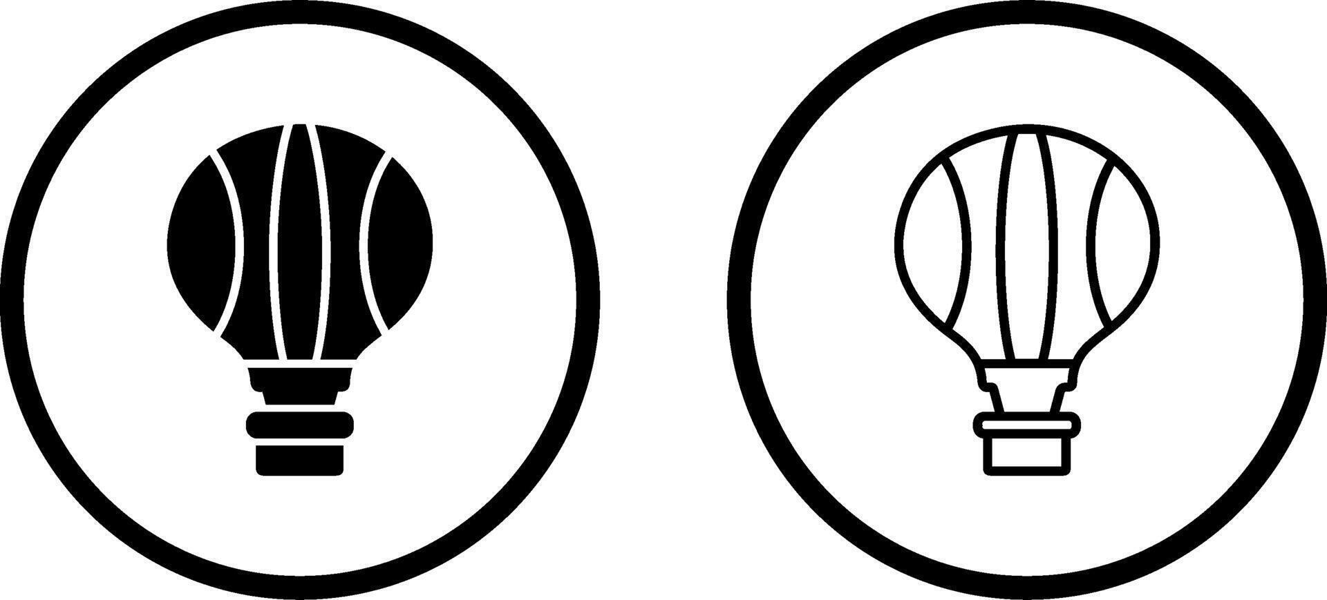 Hot Air Balloon Vector Icon