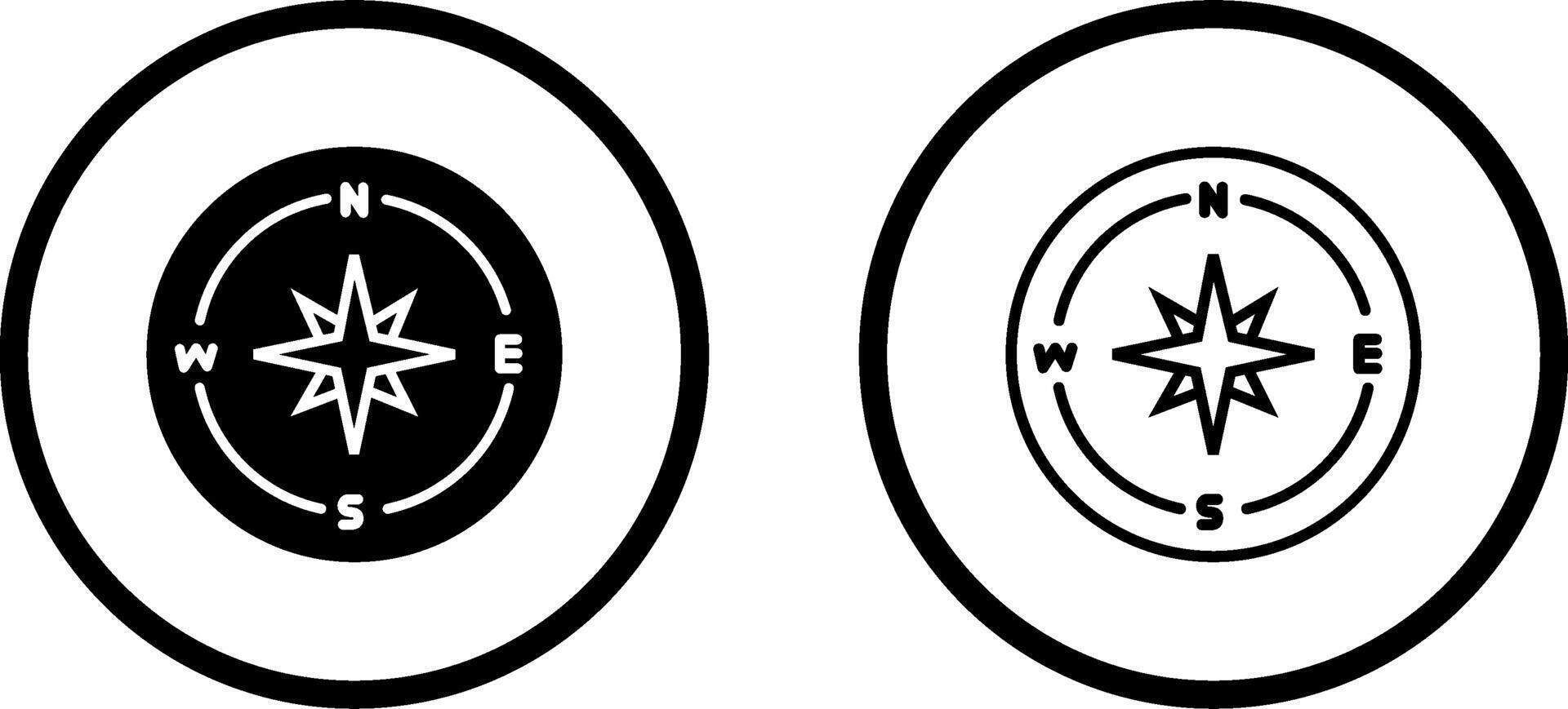 Compass Vector Icon