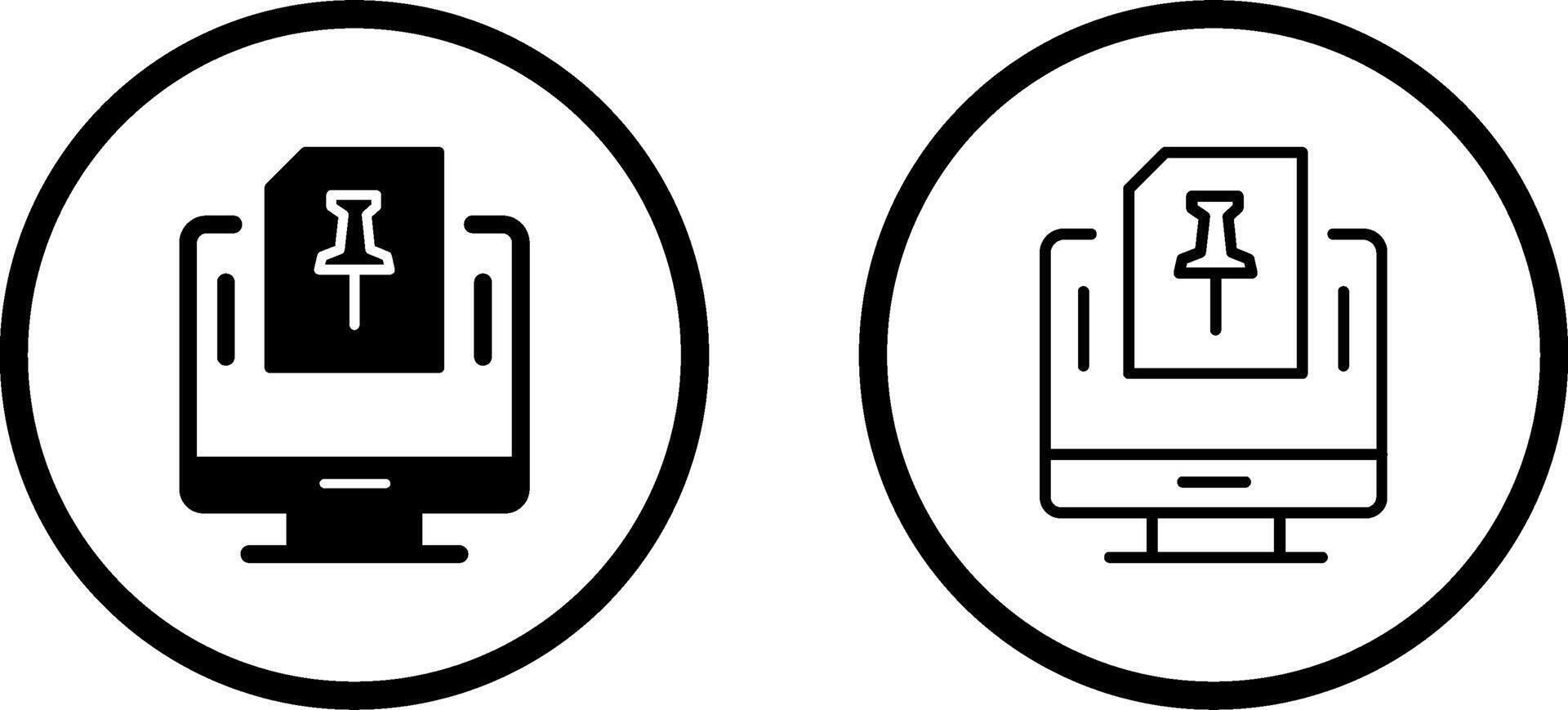Pin Vector Icon