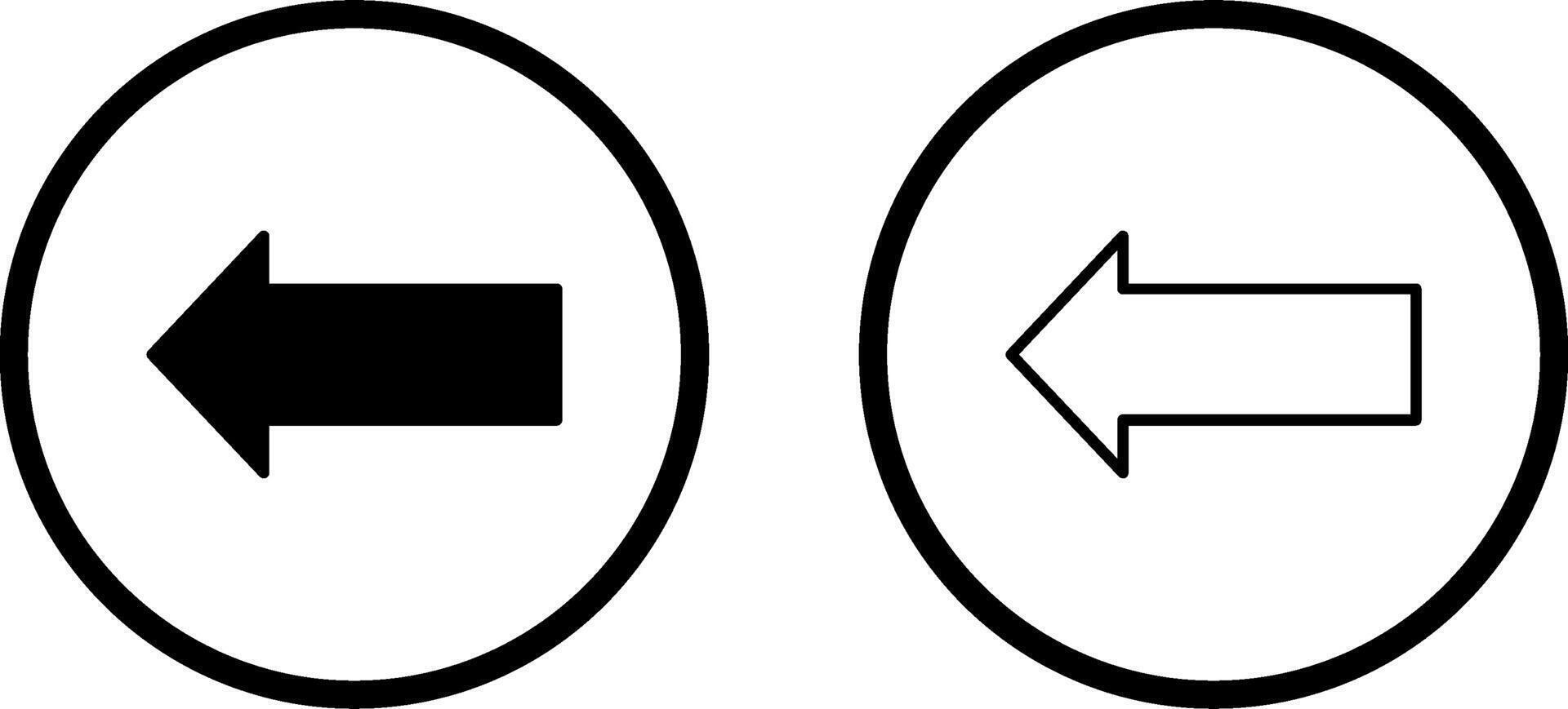 Left Vector Icon