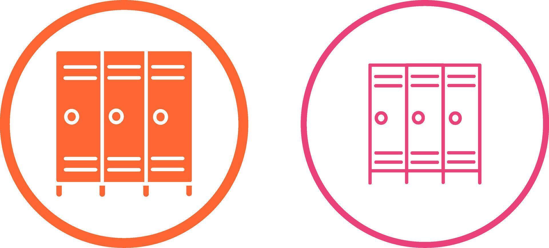 Lockers Vector Icon