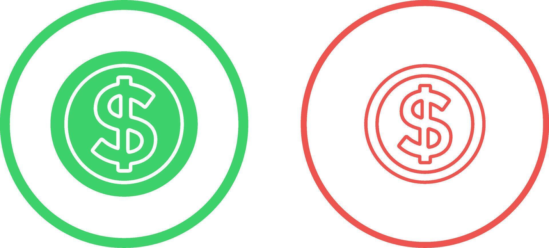 Dollar Symbol Vector Icon
