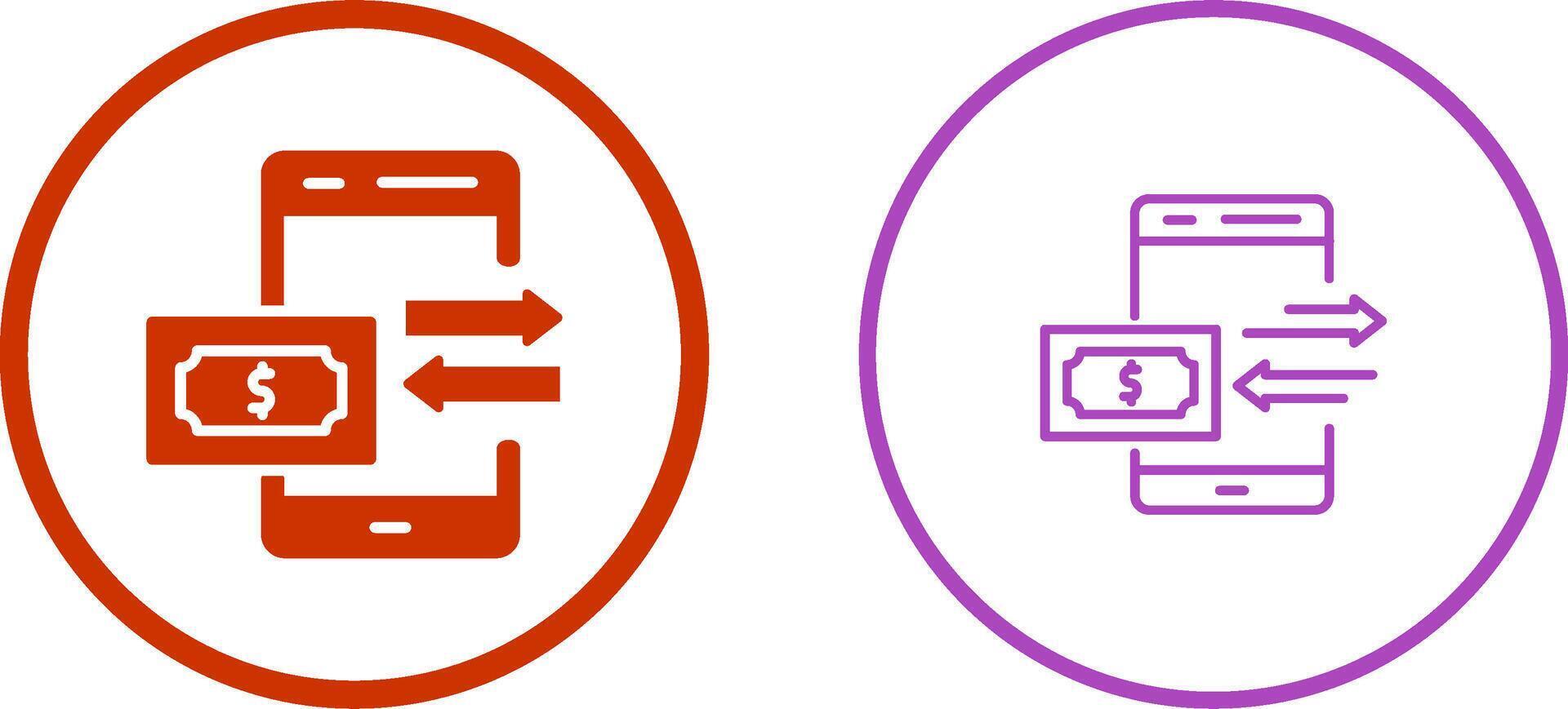 Money Transfer Vector Icon