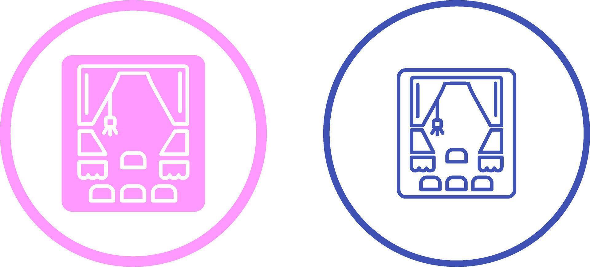 Curtain Vector Icon