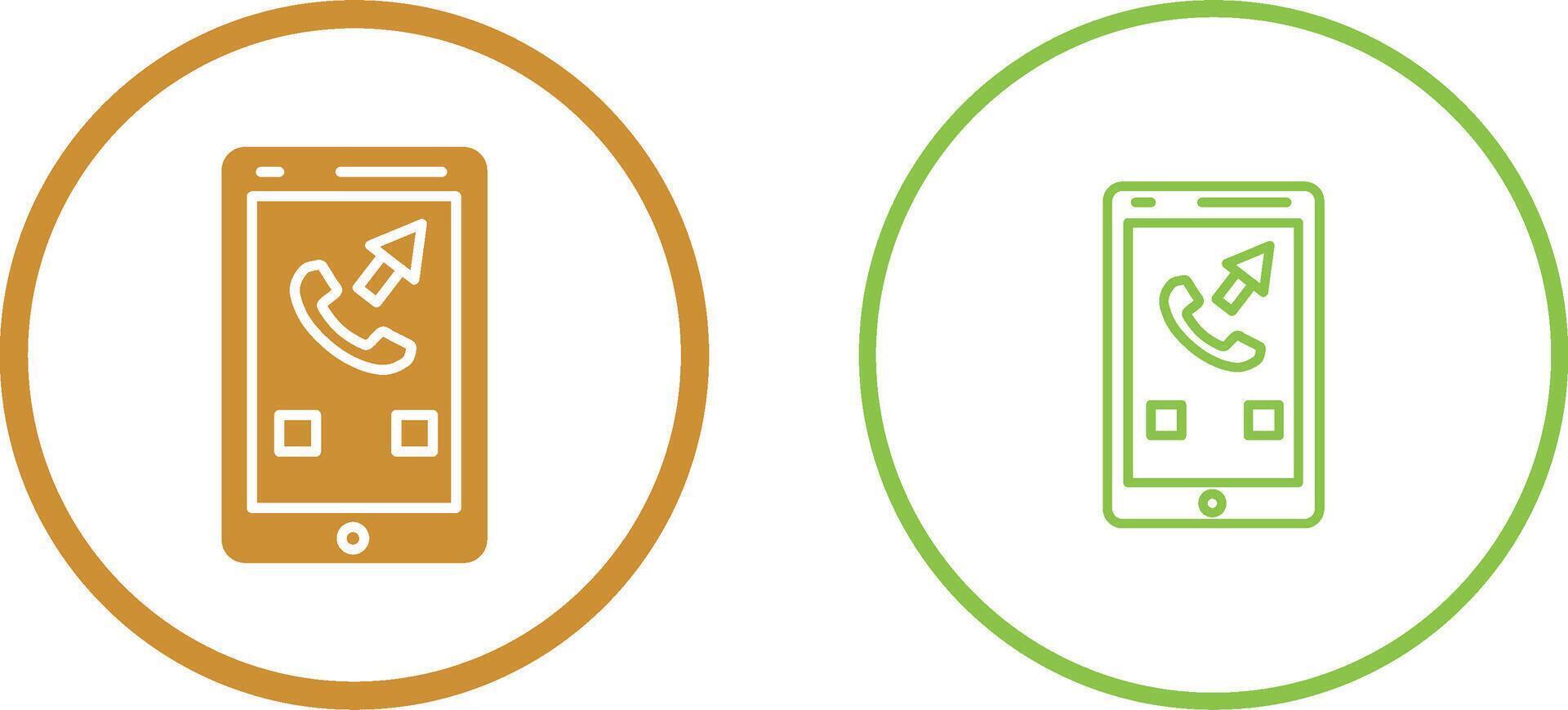 Outgoing Call Vector Icon