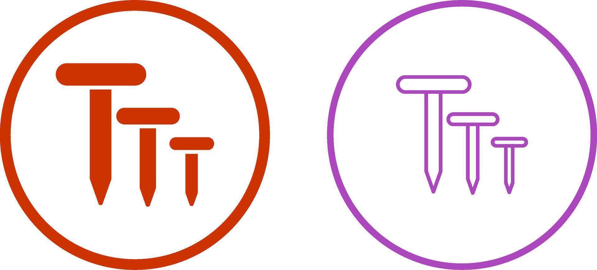 Nail Vector Icon