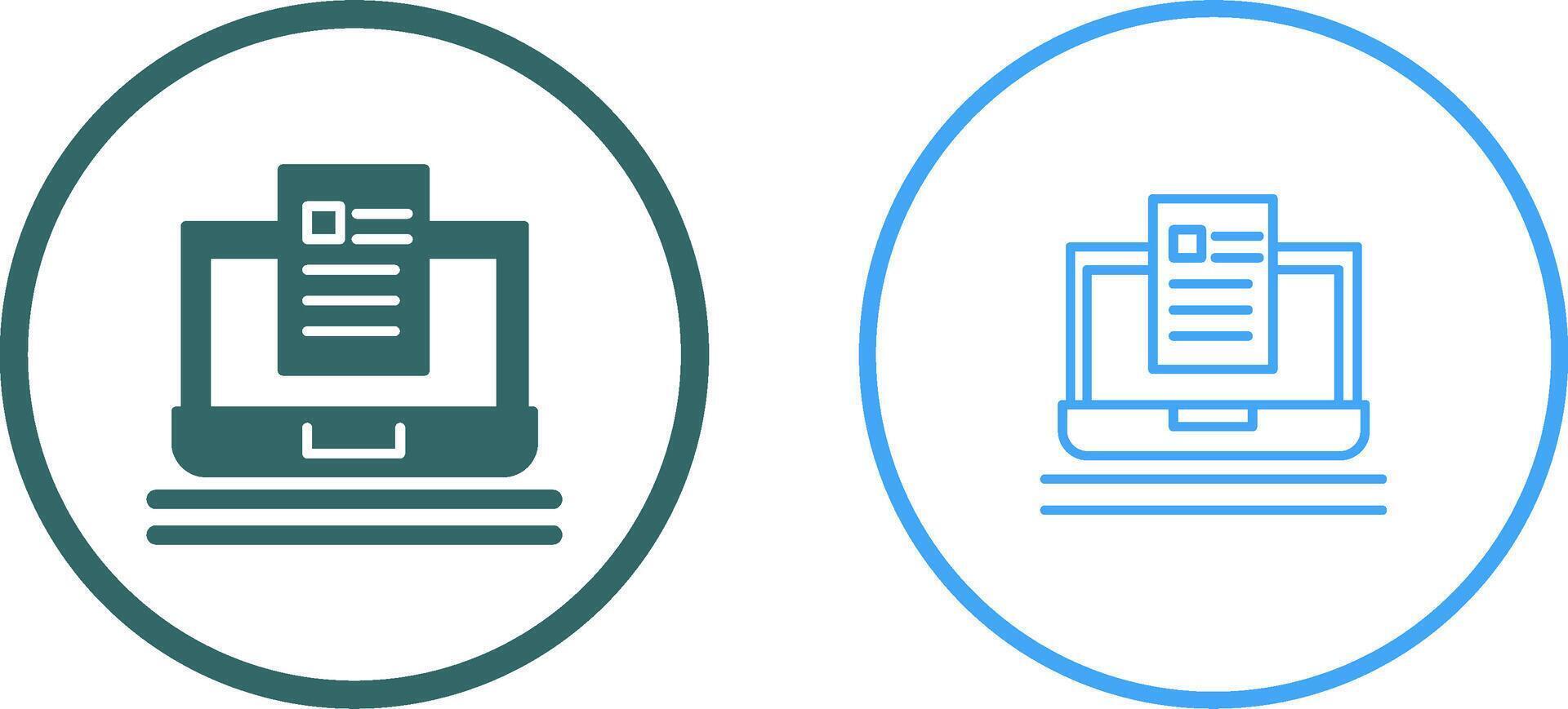 Blog Vector Icon