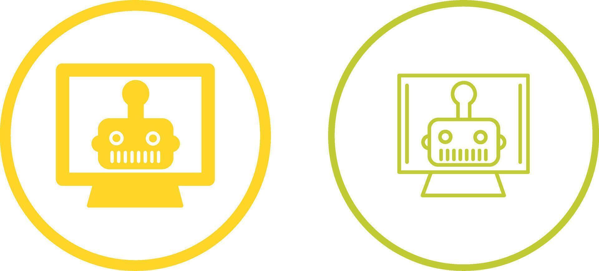Artificial Bot Vector Icon
