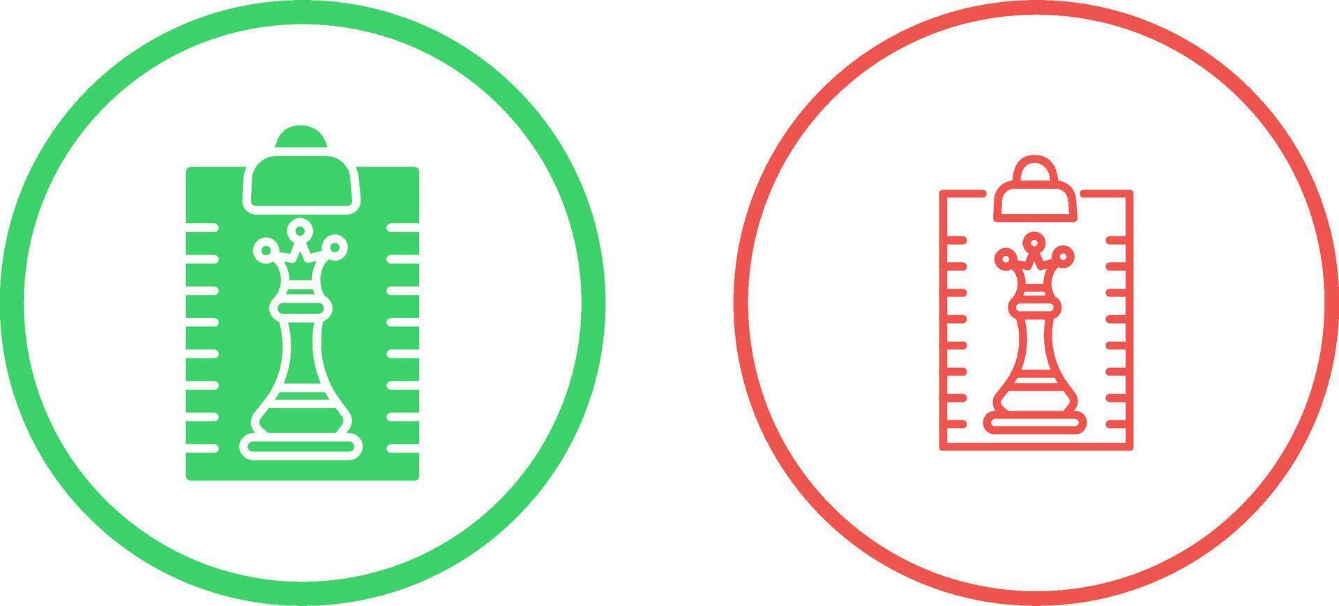 Clipboard Chess Vector Icon