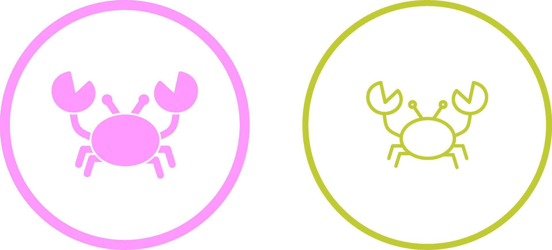 Crab Vector Icon