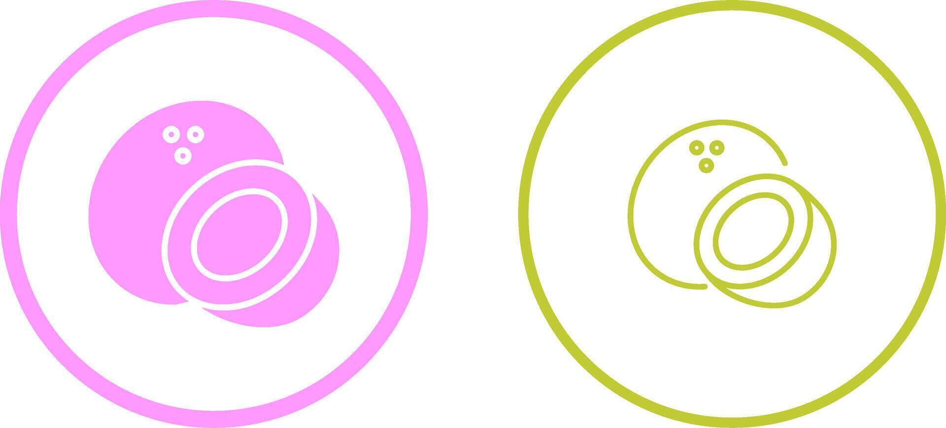 Coconut Vector Icon