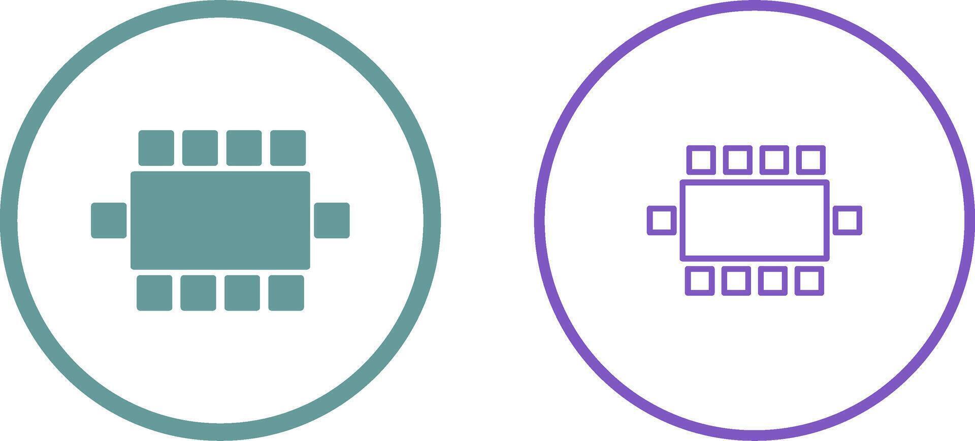 Conference Room Chair Vector Icon