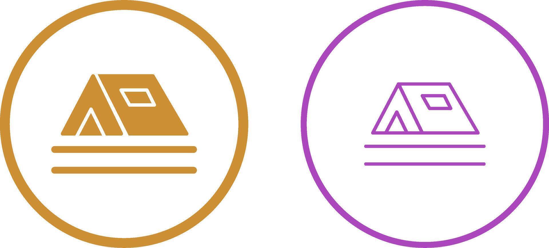 Tent Vector Icon