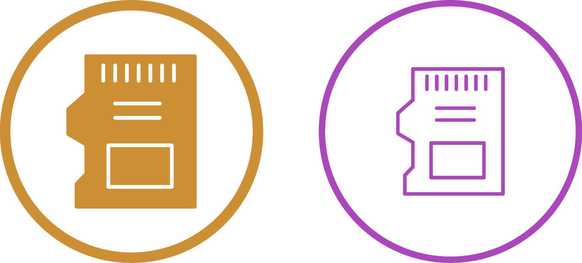 SD Card Vector Icon