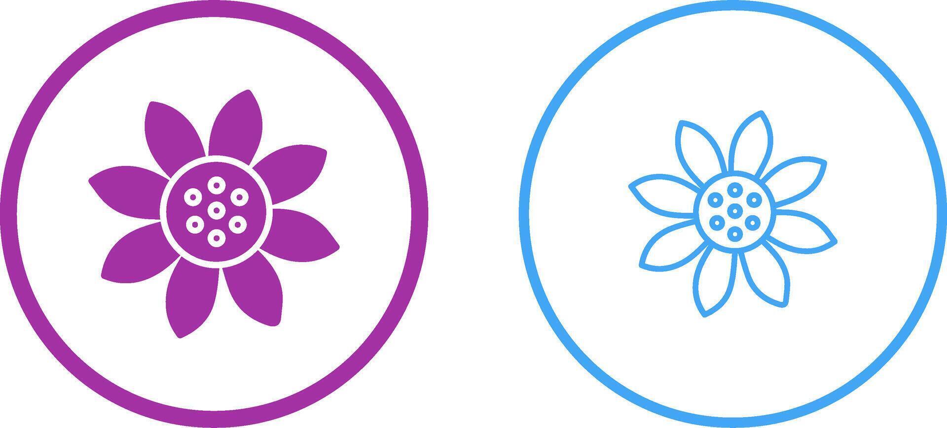 Sunflower Vector Icon