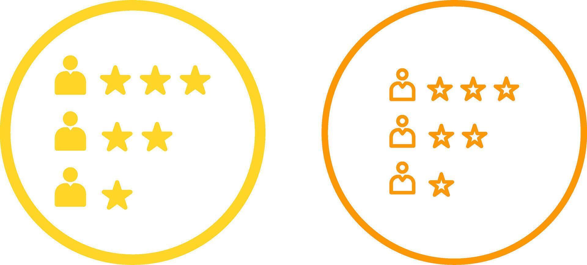 Rating Vector Icon