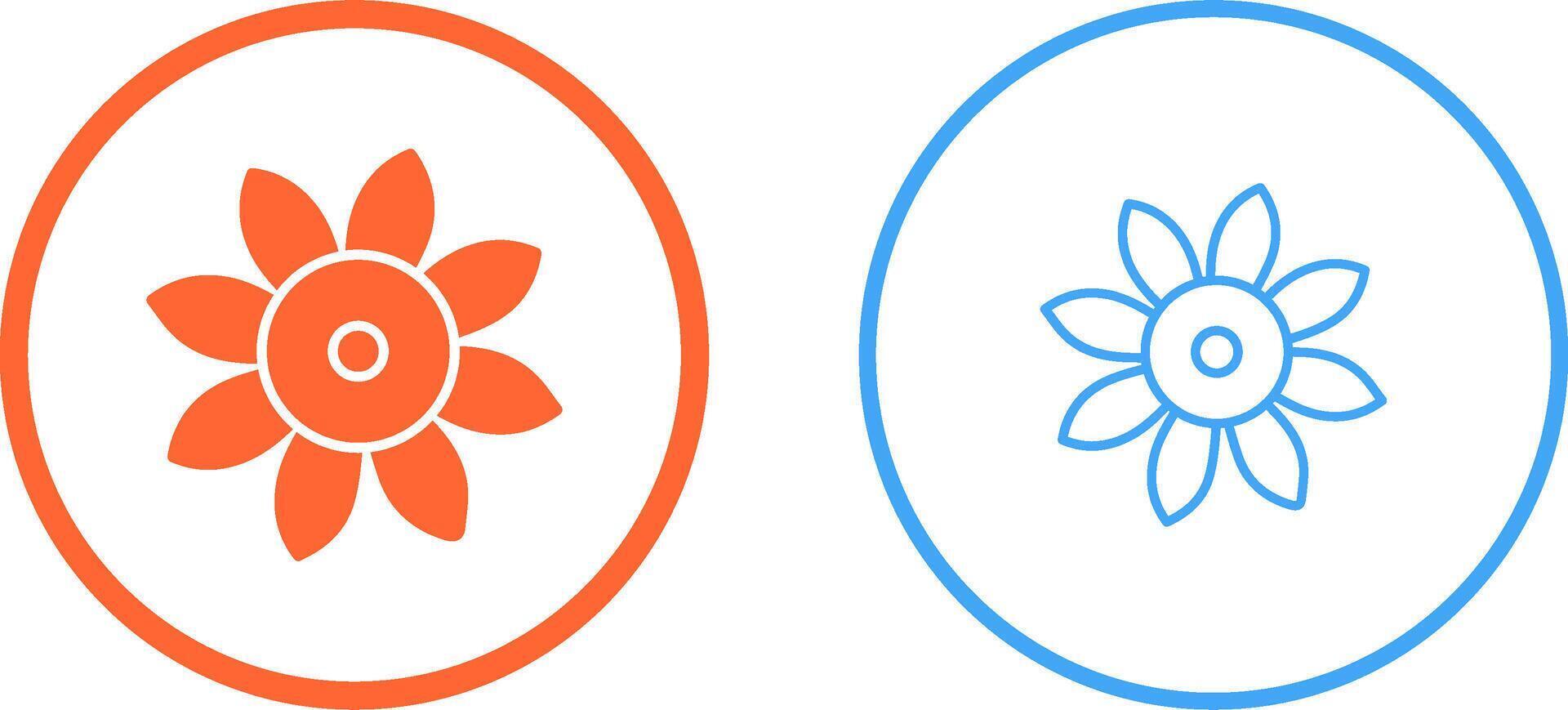 icono de vector de flores