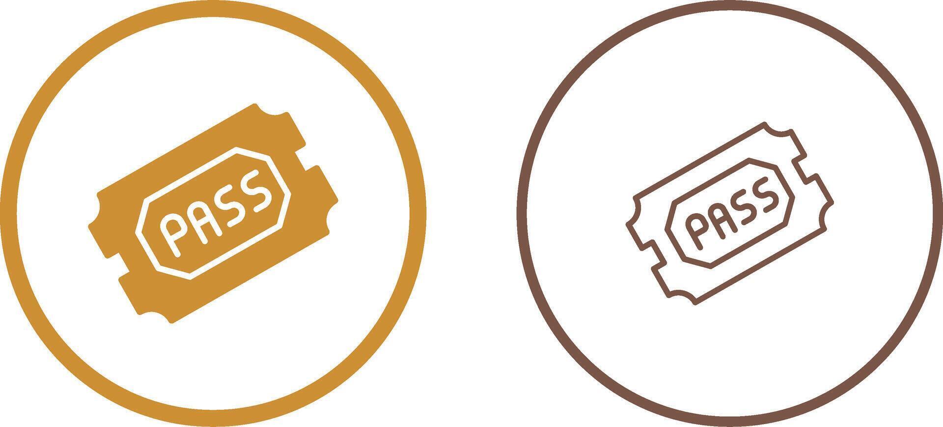 Passes Vector Icon