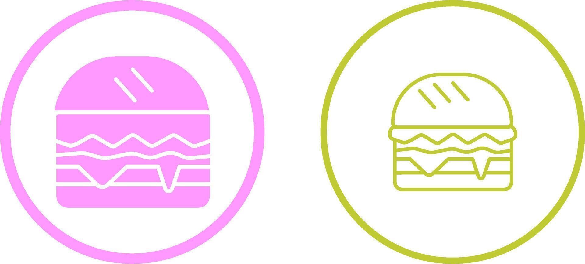 Hamburger Vector Icon