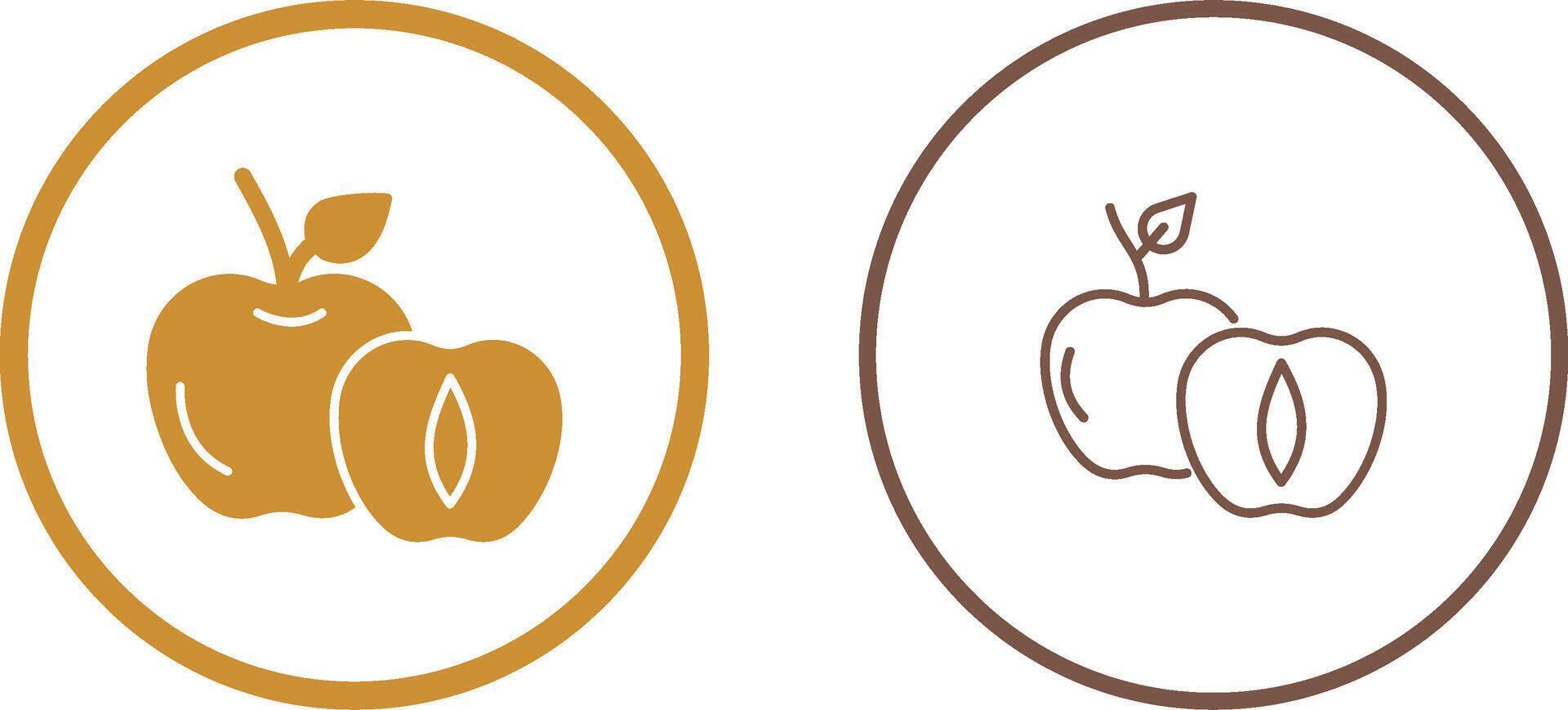 Apricot Vector Icon