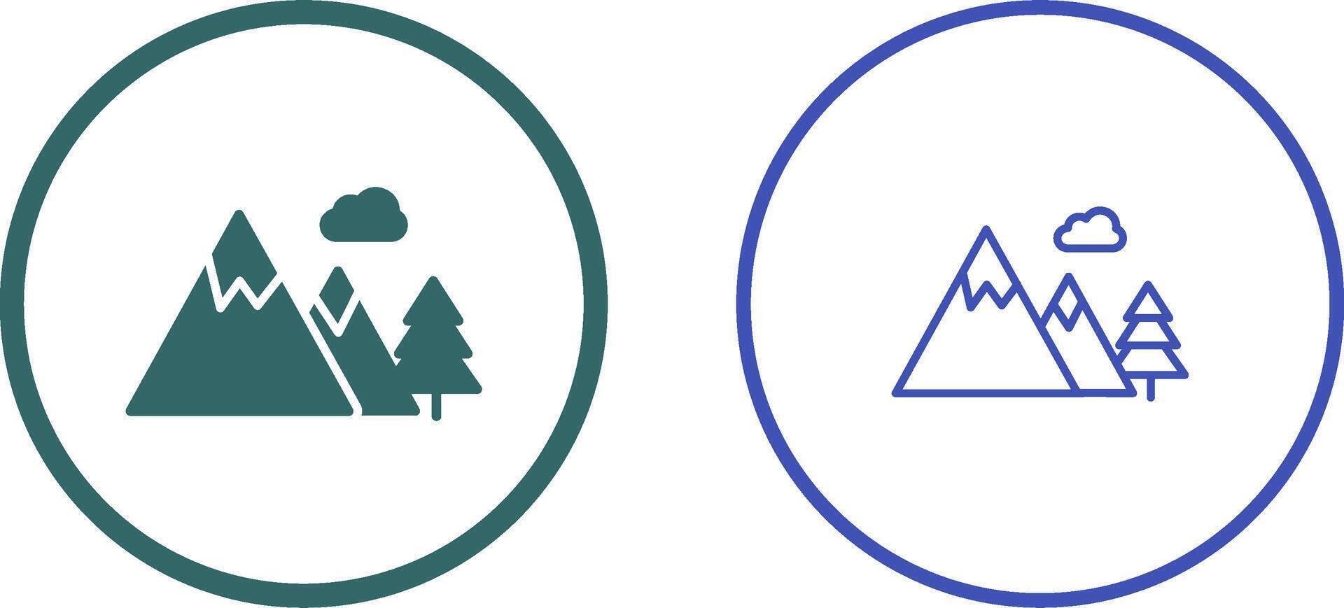 Mountain Vector Icon