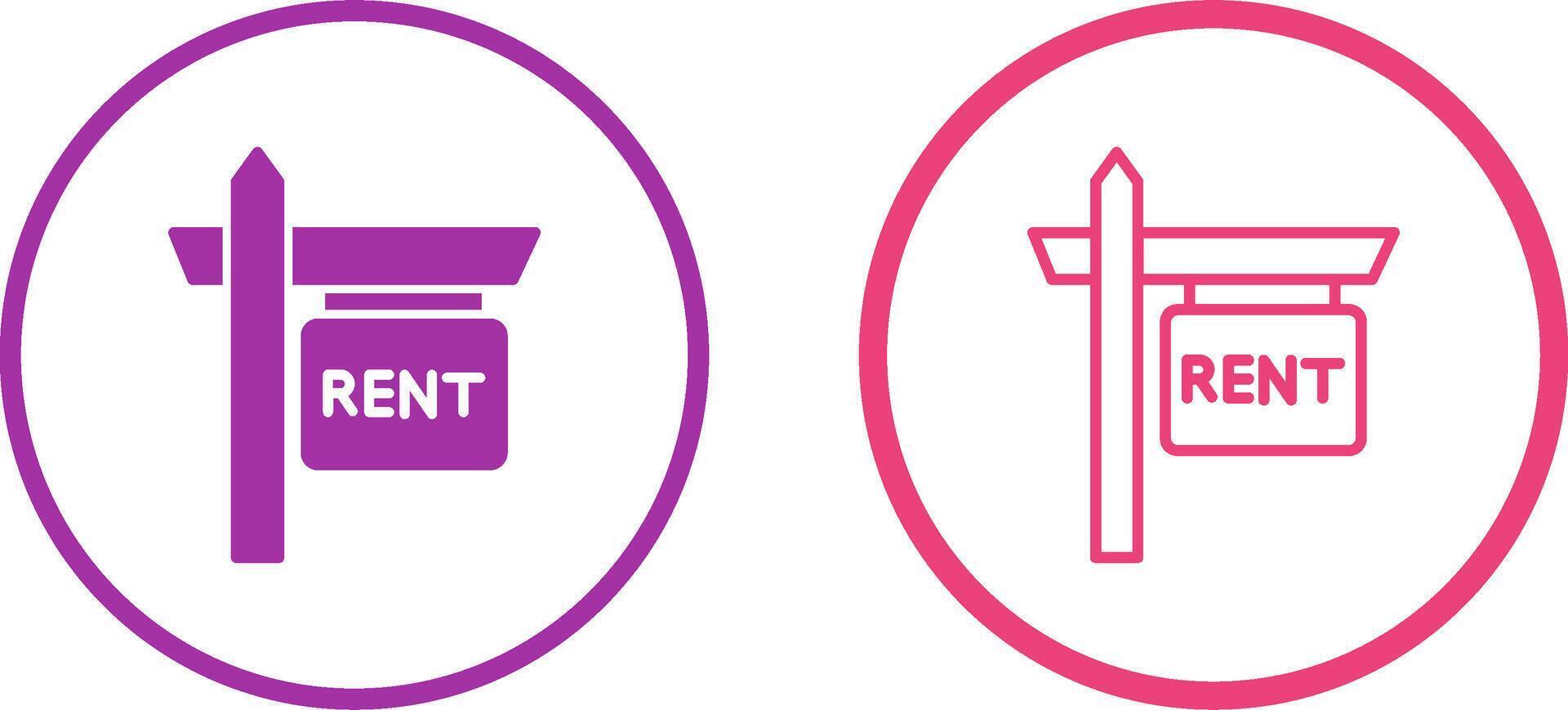 Rent Vector Icon